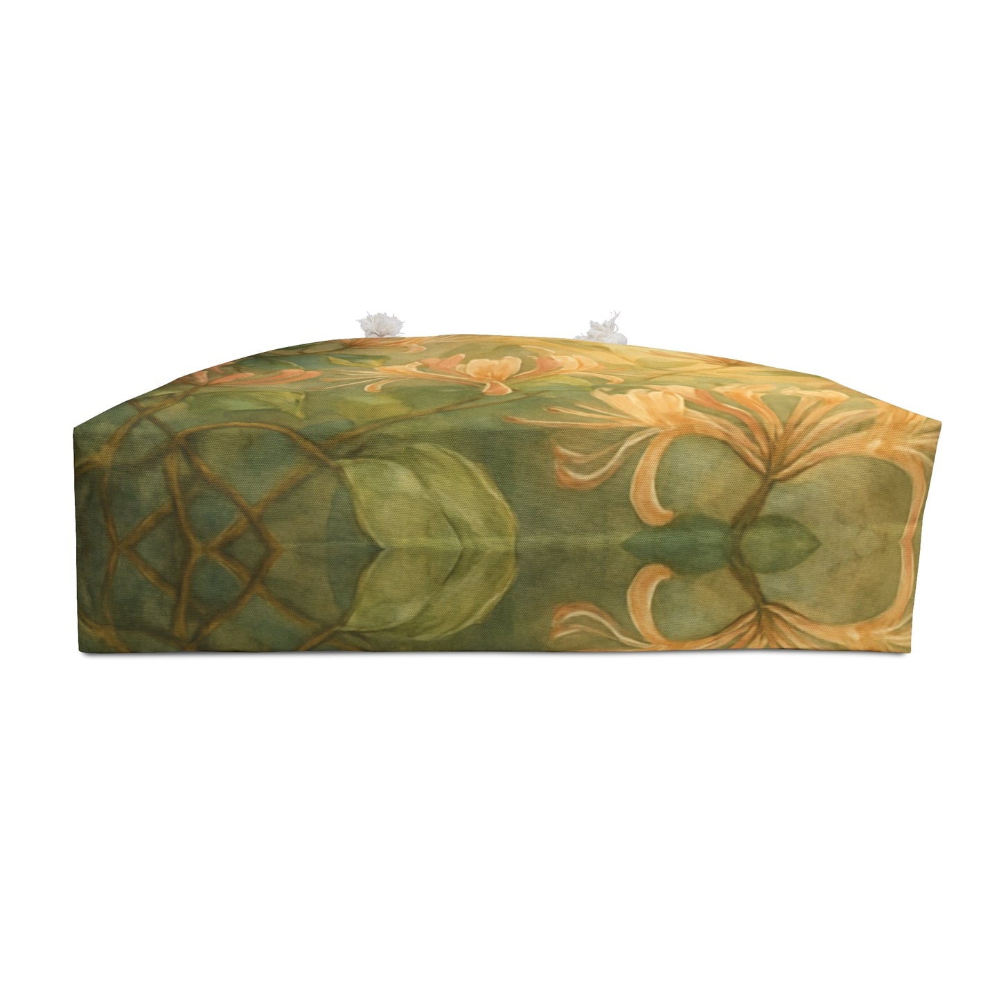 Honeysuckle Floral Watercolor Weekender Beach Bag | Botanical Tote Scented Sanctuary - Soft Romance - The Quiet Edit Studios