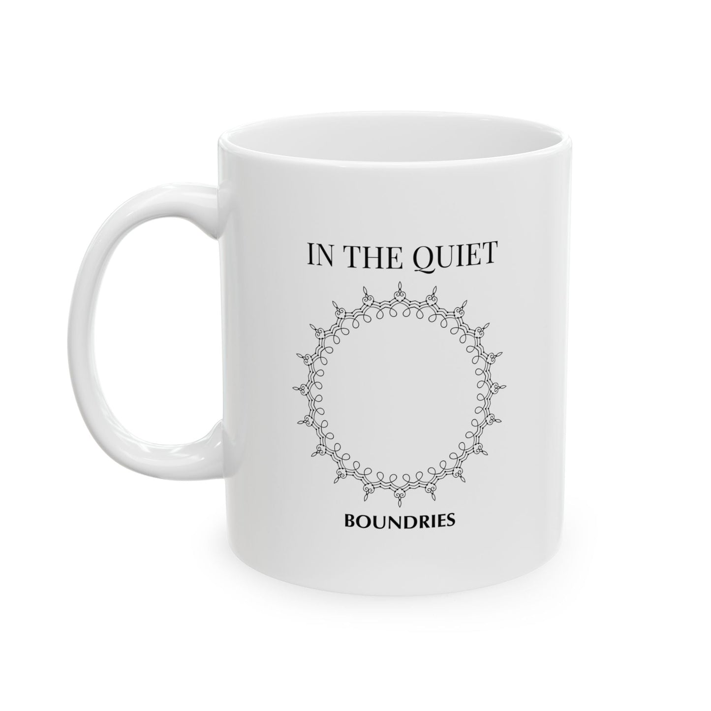 Boundaries Mug - In The Quiet III - The Quiet Edit Studios
