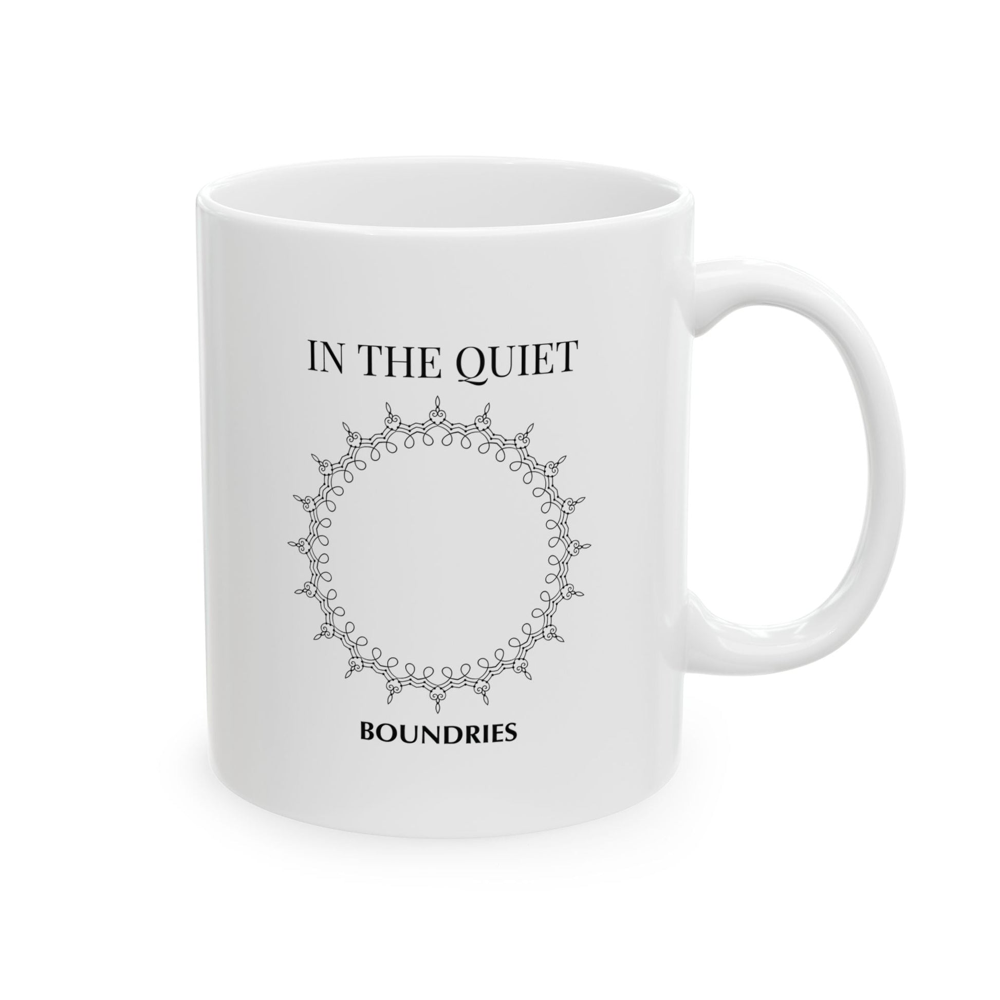 Boundaries Mug - In The Quiet III - The Quiet Edit Studios