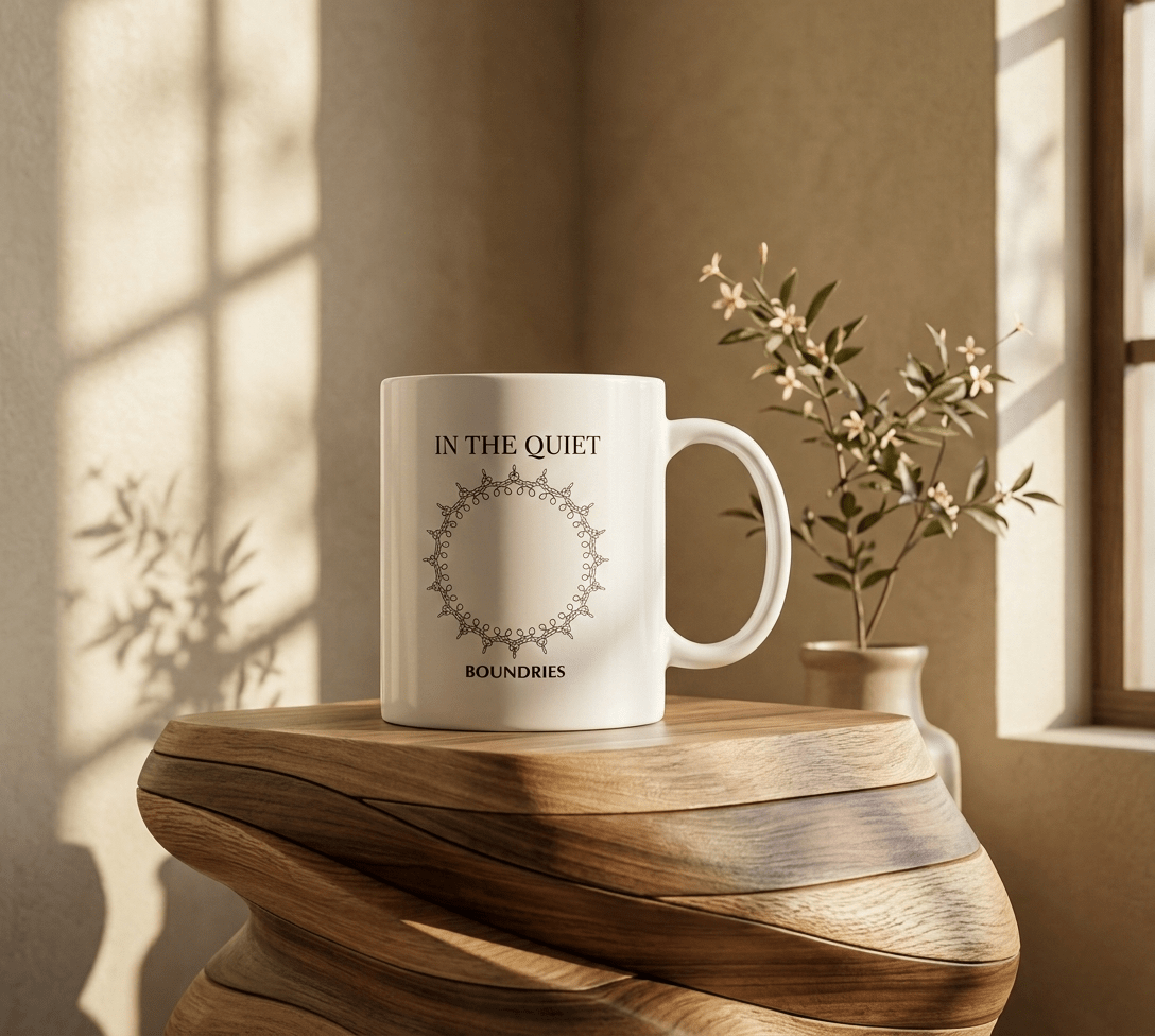 Boundaries Mug - In The Quiet III - The Quiet Edit Studios