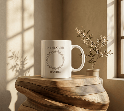 Boundaries Mug - In The Quiet III - The Quiet Edit Studios