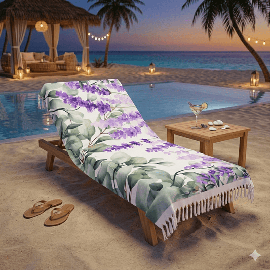 Eucalyptus Lavender Boho Beach Cloth - Scented Sanctuary - Tranquility - The Quiet Edit Studios