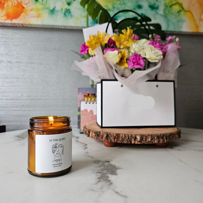 Grounding candle — blackberry vanilla soy wax | The Quiet Edit Studios - The Quiet Edit Studios