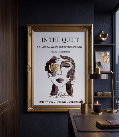 Grounding - Guided Shadow Work Journal for Self - Reflection | In the Quiet I - The Quiet Edit Studios