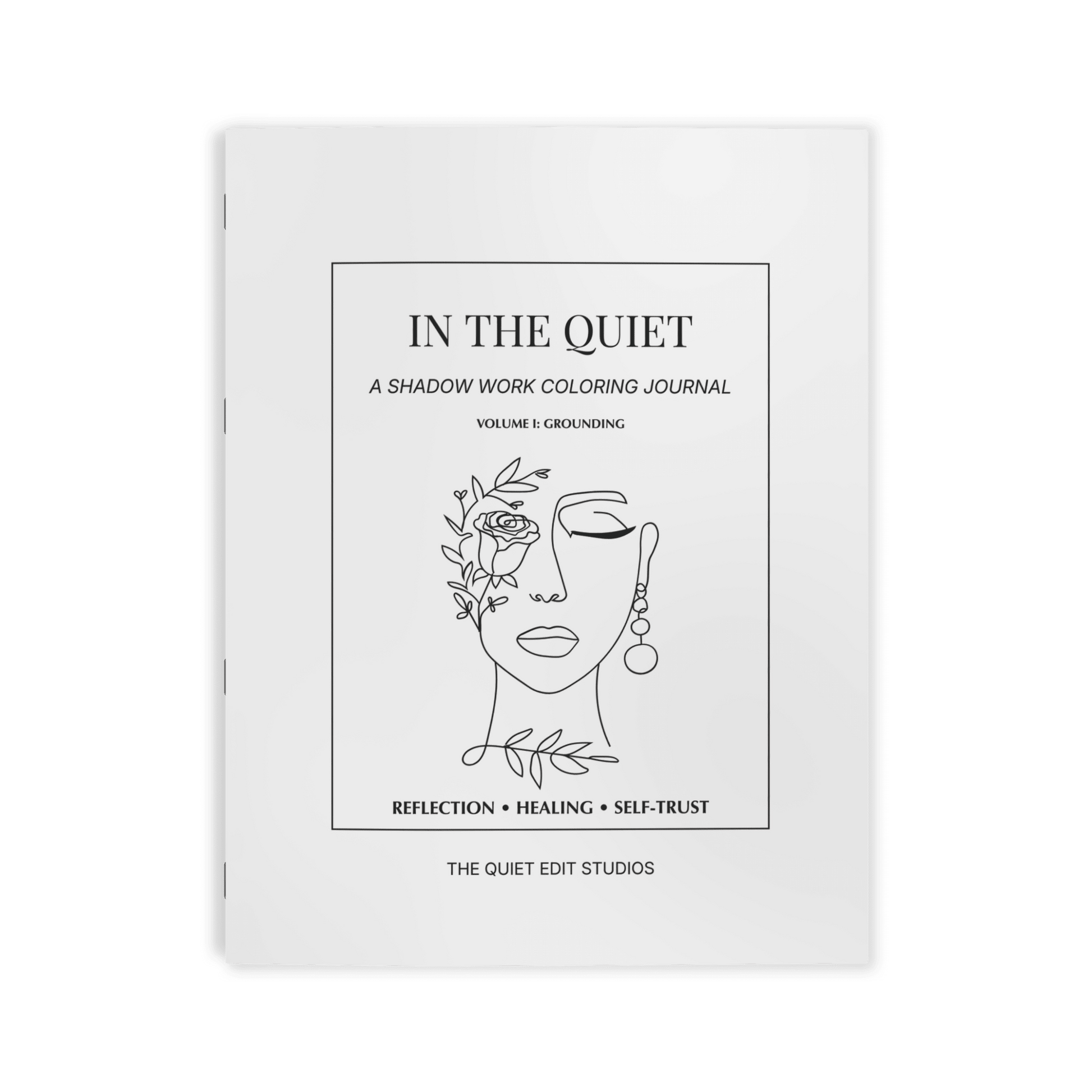 Grounding - Guided Shadow Work Journal for Self - Reflection | In the Quiet I - The Quiet Edit Studios