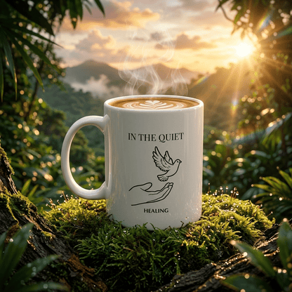 Healing Coffee Mug - In The Quiet IV - The Quiet Edit Studios