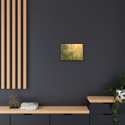 Honeysuckle Floral Wall Art Canvas Framed Scented Sanctuary - Soft Romance - The Quiet Edit Studios