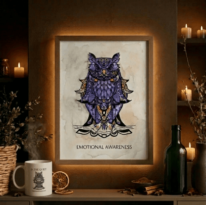 In The Quiet II: Emotional Awareness - A Shadow Work Coloring Journal | Minimalist Adult Coloring Book - The Quiet Edit Studios