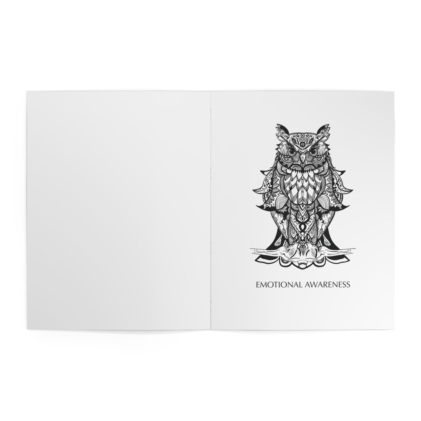 In The Quiet II: Emotional Awareness - A Shadow Work Coloring Journal | Minimalist Adult Coloring Book - The Quiet Edit Studios