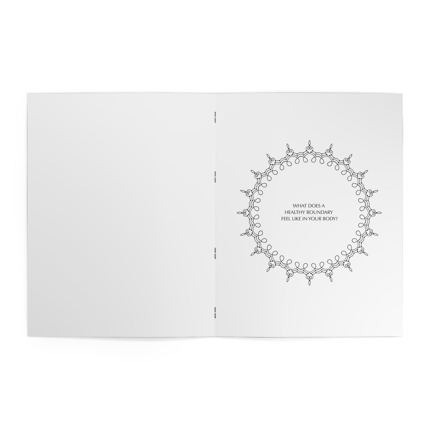 In The Quiet III: Boundaries - A Shadow Work Coloring Journal | Adult Coloring Book for Self - Reflection - The Quiet Edit Studios