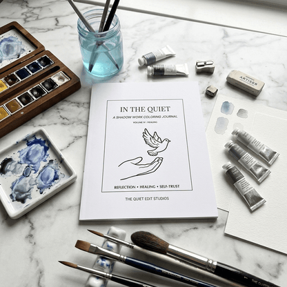 In The Quiet IV: Healing - A Shadow Work Coloring Journal | Mindful Adult Coloring Book - The Quiet Edit Studios