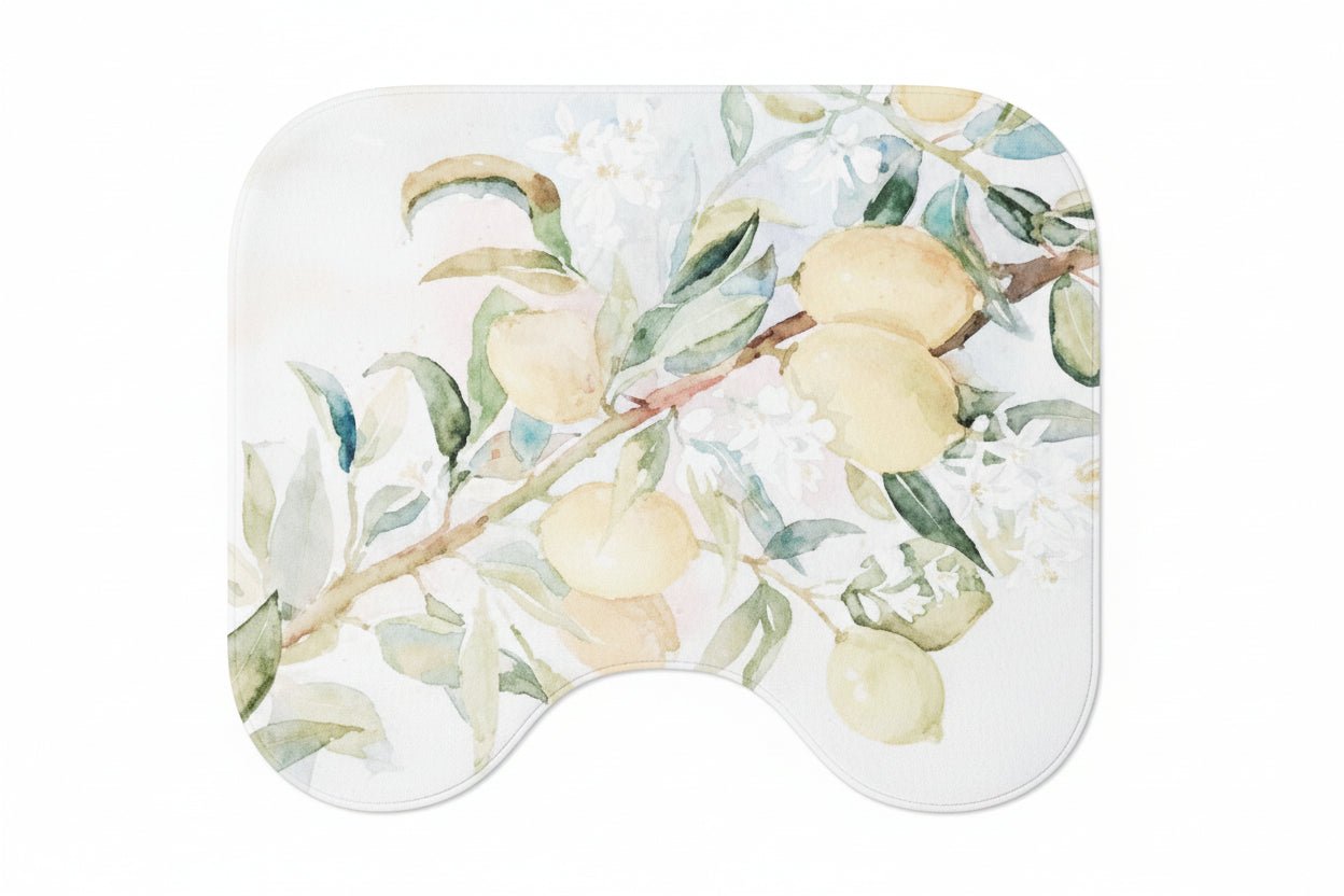 Luxurious Dazzling Lemon Toilet Three - Piece Set - The Quiet Edit Studios