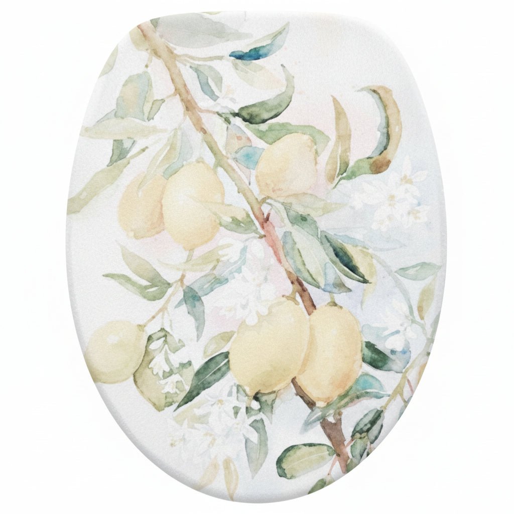 Luxurious Dazzling Lemon Toilet Three - Piece Set - The Quiet Edit Studios