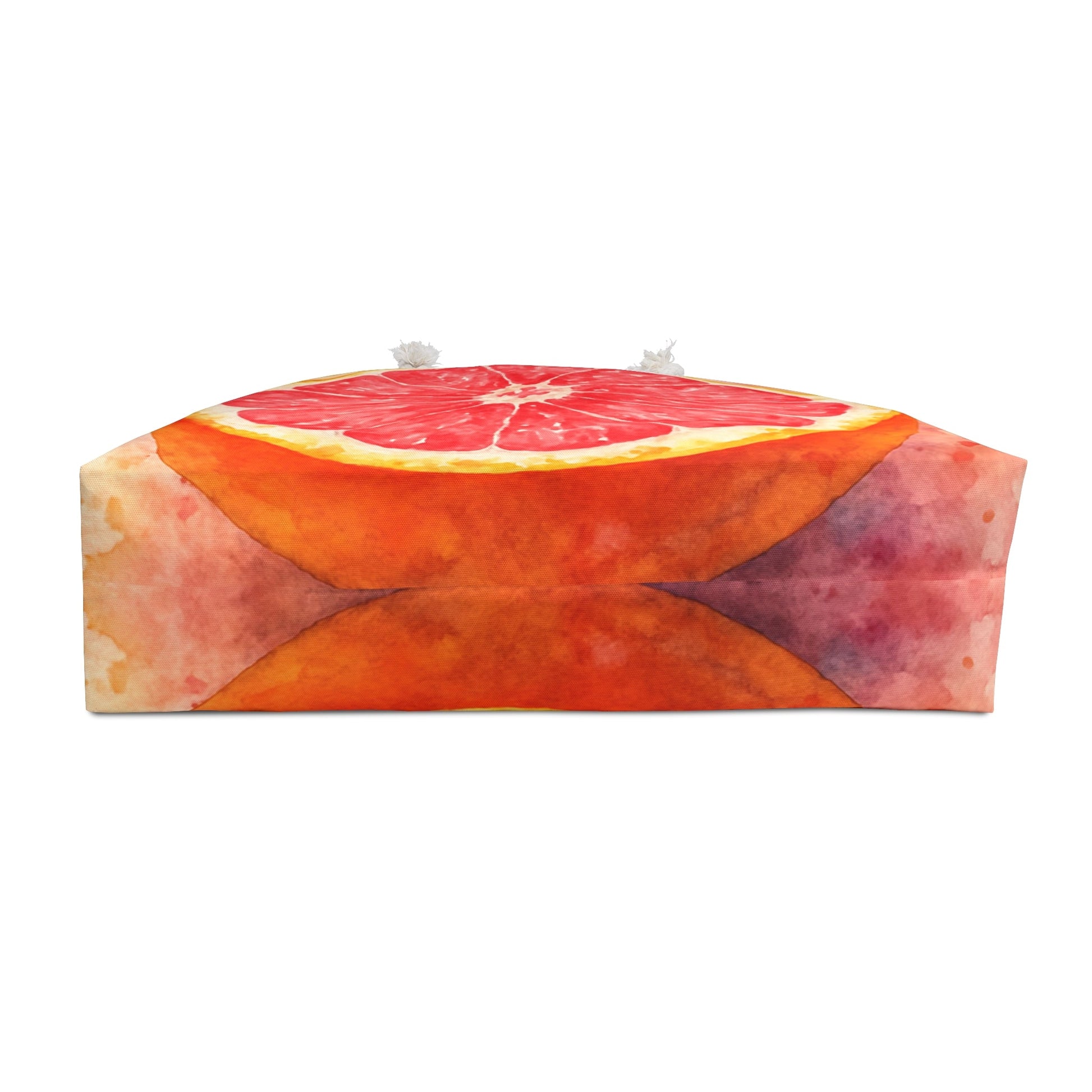 Pink Grapefruit Watercolor Weekender Beach Bag | Summer Tote - Scented Sanctuary - Grand Rising - The Quiet Edit Studios