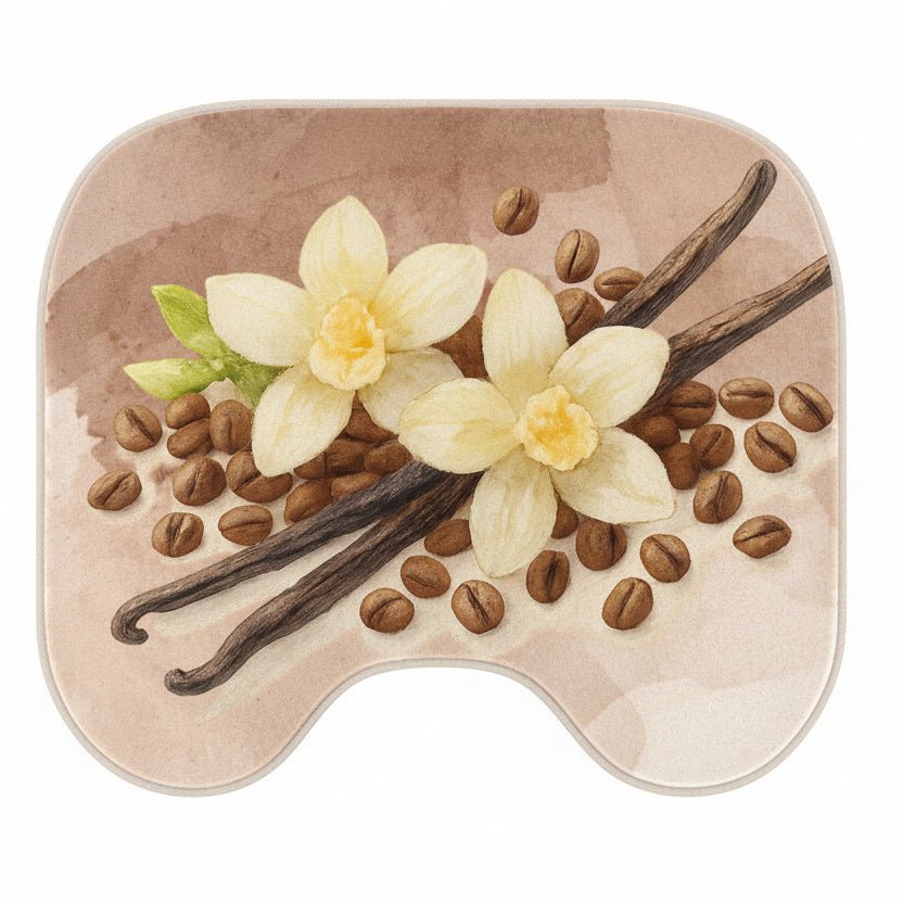 Sacred Sensuality Creamy Vanilla | Three - Piece Watercolor Bathroom Set | Scented Sanctuary - The Quiet Edit Studios