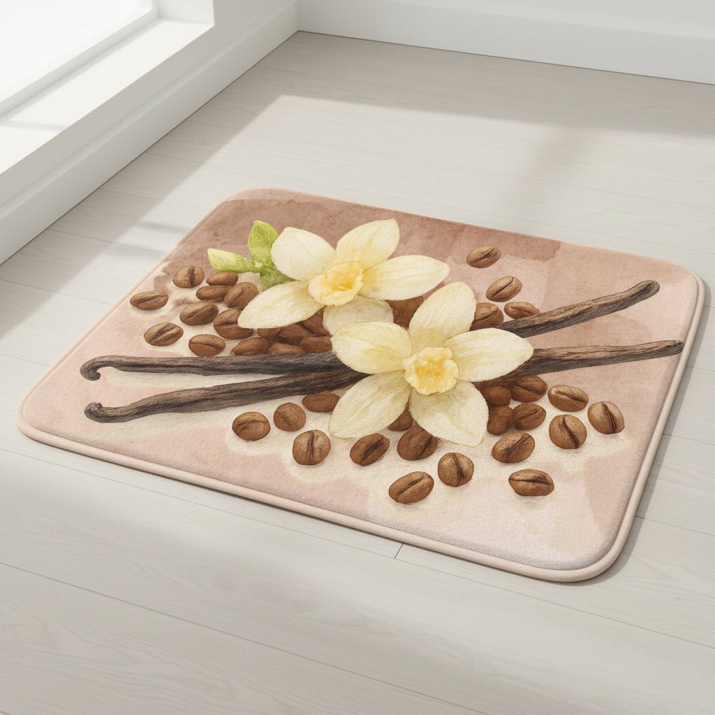 Sacred Sensuality Creamy Vanilla | Three - Piece Watercolor Bathroom Set | Scented Sanctuary - The Quiet Edit Studios