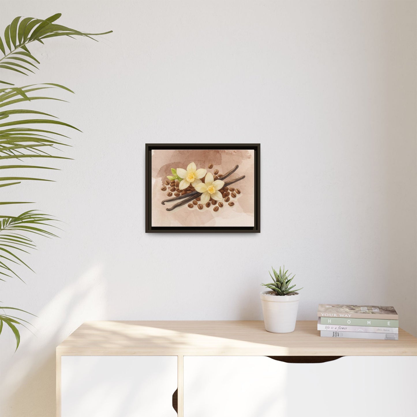 Vanilla Bean Canvas Framed | Luxury Wall Art | Scented Sanctuary - Sacred Sensuality - The Quiet Edit Studios
