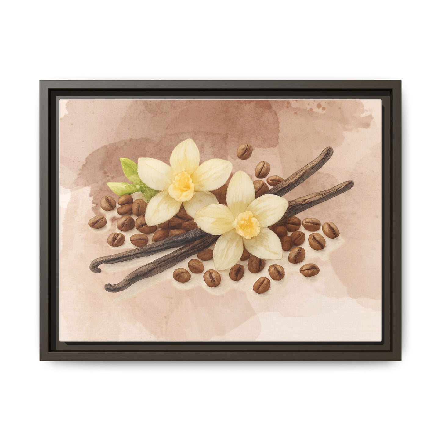 Vanilla Bean Canvas Framed | Luxury Wall Art | Scented Sanctuary - Sacred Sensuality - The Quiet Edit Studios