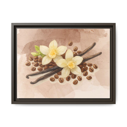 Vanilla Bean Canvas Framed | Luxury Wall Art | Scented Sanctuary - Sacred Sensuality - The Quiet Edit Studios