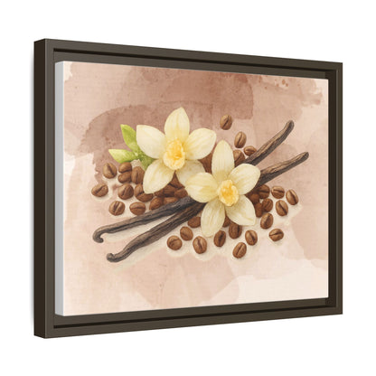 Vanilla Bean Canvas Framed | Luxury Wall Art | Scented Sanctuary - Sacred Sensuality - The Quiet Edit Studios