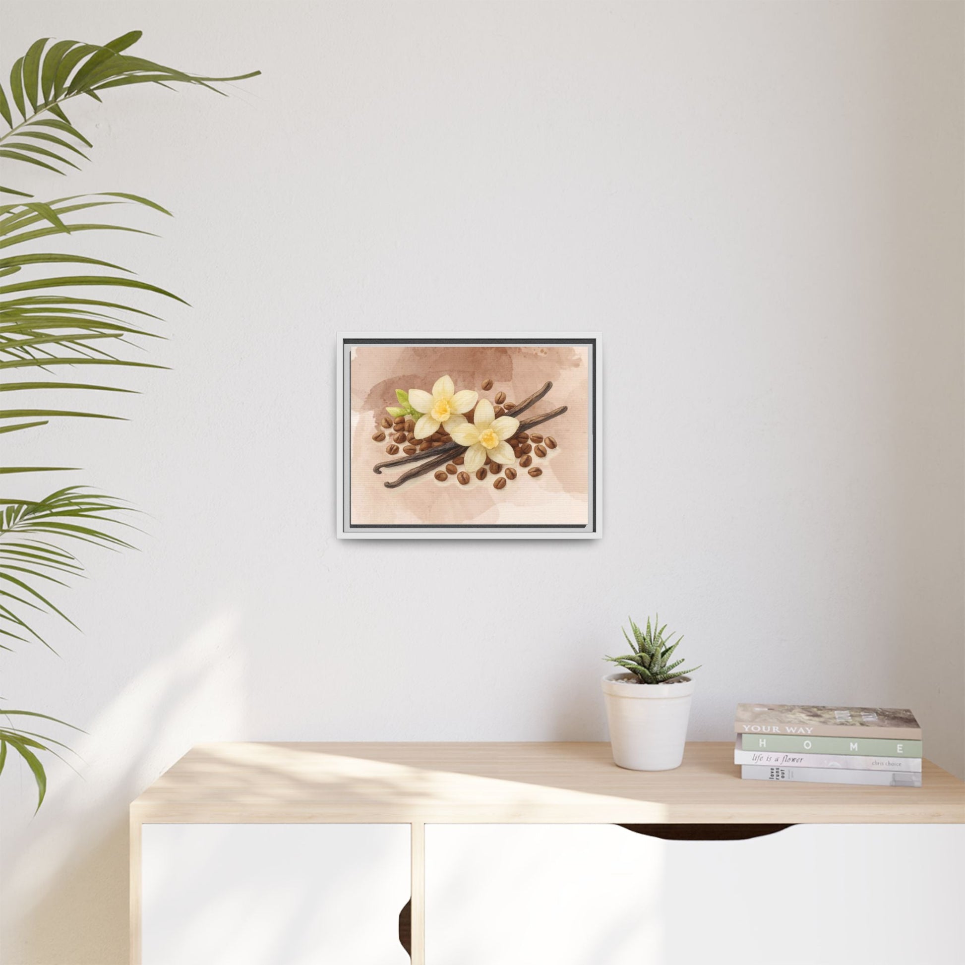 Vanilla Bean Canvas Framed | Luxury Wall Art | Scented Sanctuary - Sacred Sensuality - The Quiet Edit Studios