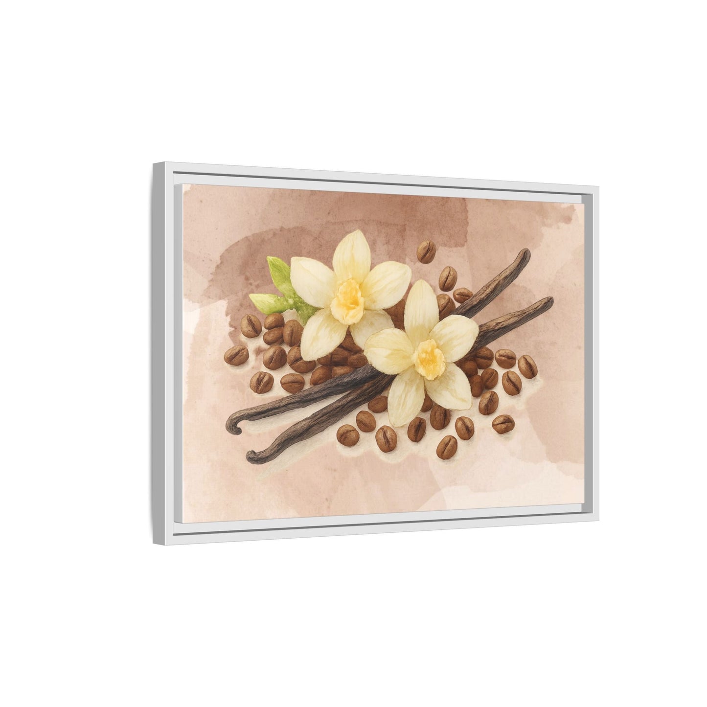 Vanilla Bean Canvas Framed | Luxury Wall Art | Scented Sanctuary - Sacred Sensuality - The Quiet Edit Studios