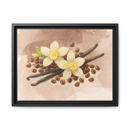 Vanilla Bean Canvas Framed | Luxury Wall Art | Scented Sanctuary - Sacred Sensuality - The Quiet Edit Studios